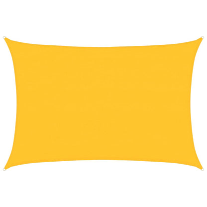 Sonnensegel 160 g/m² Rechteckig Gelb 4x5 m HDPE
