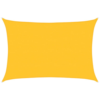Sonnensegel 160 g/m² Rechteckig Gelb 5x6 m HDPE