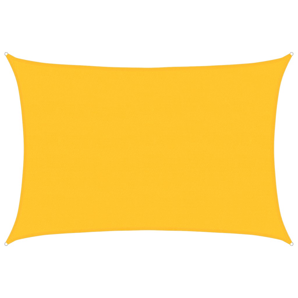Sonnensegel 160 g/m² Rechteckig Gelb 5x7 m HDPE