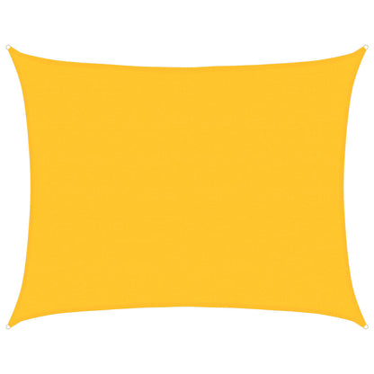 Sonnensegel 160 g/m² Rechteckig Gelb 6x7 m HDPE