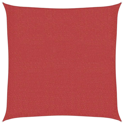 Sonnensegel 160 g/m² Rot 2,5x2,5 m HDPE