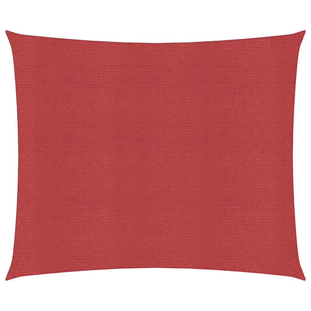 Sonnensegel 160 g/m² Rot 4,5x4,5 m HDPE