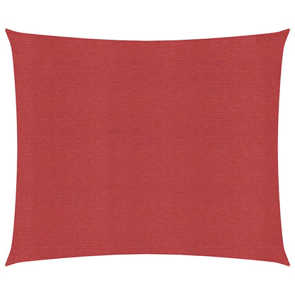 Sonnensegel 160 g/m² Rot 4,5x4,5 m HDPE