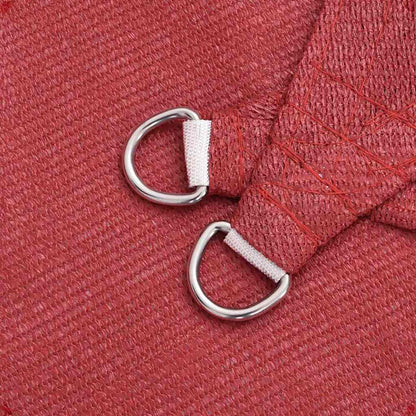 Sonnensegel 160 g/m² Rot 3/4x3 m HDPE