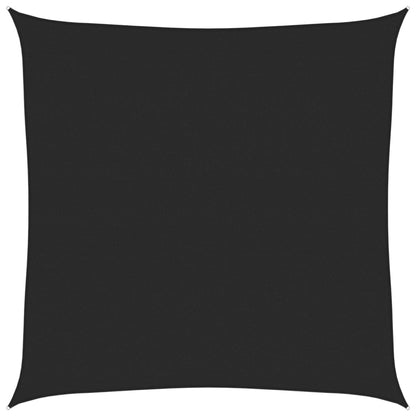 Sonnensegel 160 g/m² Schwarz 4x4 m HDPE