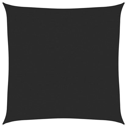 Sonnensegel 160 g/m² Schwarz 7x7 m HDPE