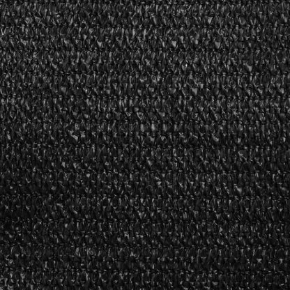 Sonnensegel 160 g/m² Schwarz 2x3 m HDPE