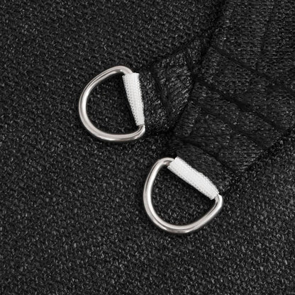 Sonnensegel 160 g/m² Schwarz 3x5 m HDPE