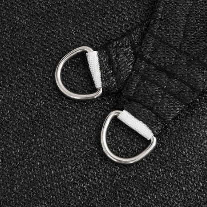 Sonnensegel 160 g/m² Schwarz 6x7 m HDPE