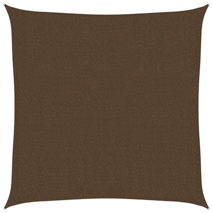 Sonnensegel 160 g/m² Braun 2x2 m HDPE