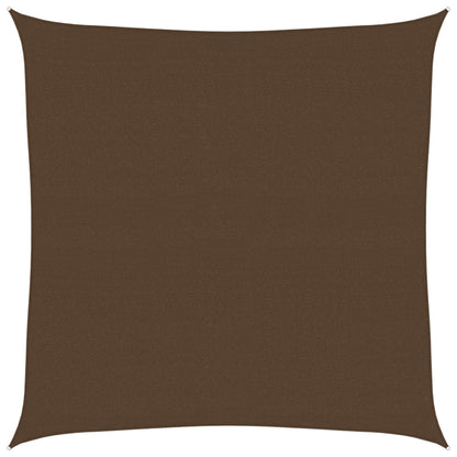 Sonnensegel 160 g/m² Braun 7x7 m HDPE
