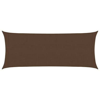 Sonnensegel 160 g/m² Braun 2x4,5 m HDPE