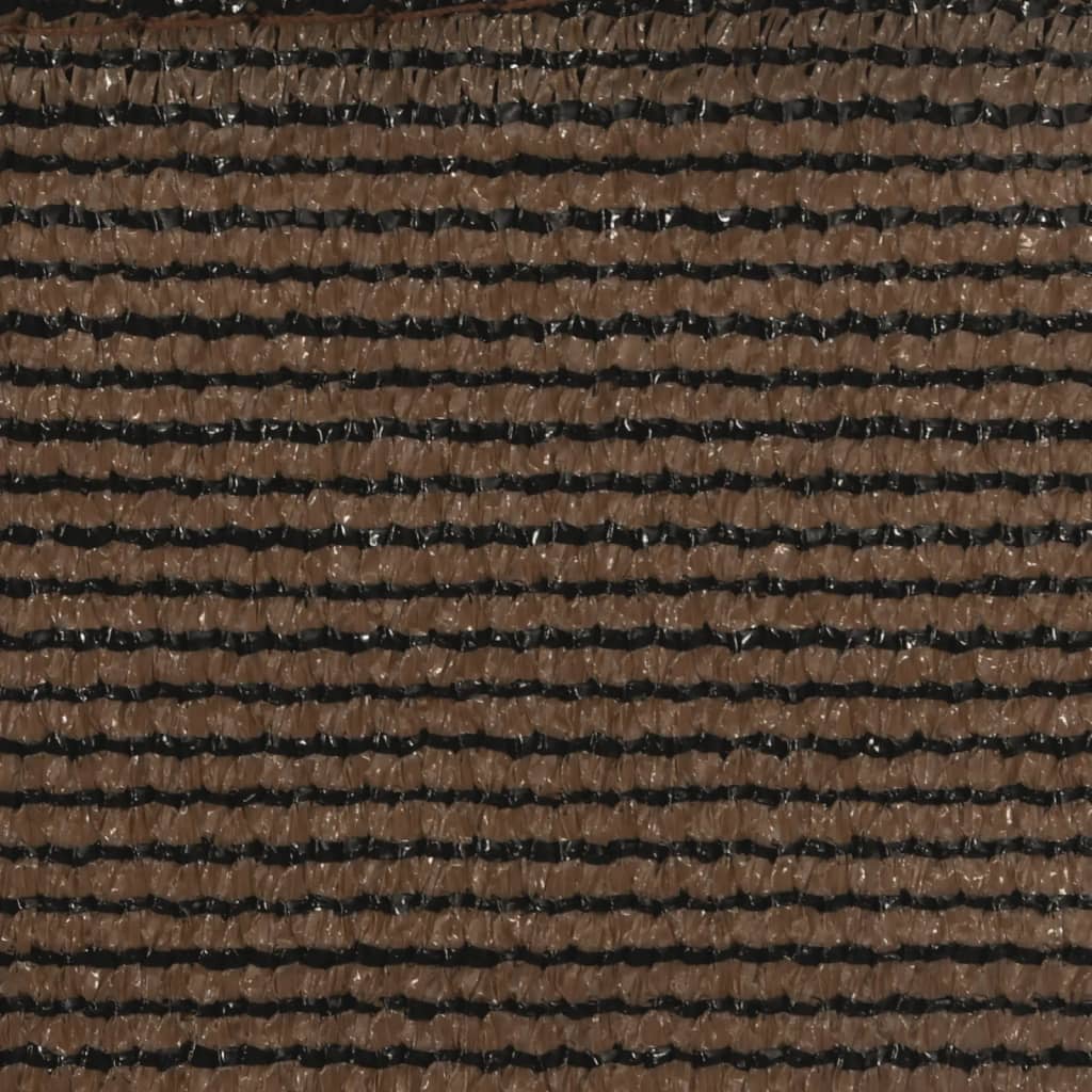 Sonnensegel 160 g/m² Braun 2x4,5 m HDPE