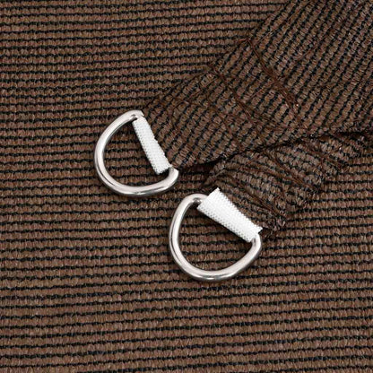 Sonnensegel 160 g/m² Trapezform Braun 4/5x4 m HDPE