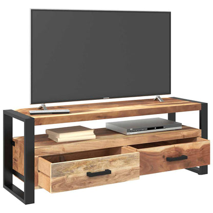 TV-Schrank 120x35x45 cm Massivholz Honigfarben
