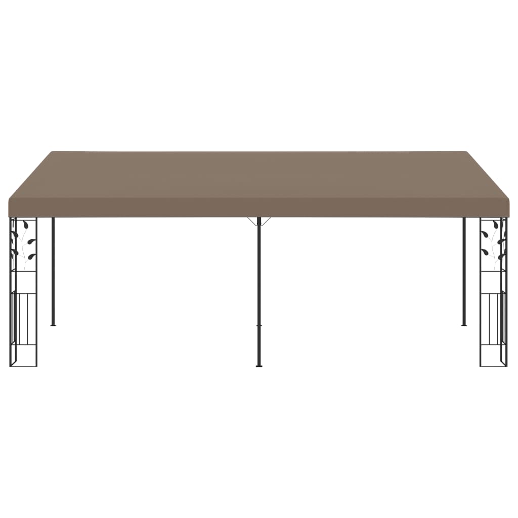 Wand-Pavillon 6x3x2,5 m Taupe