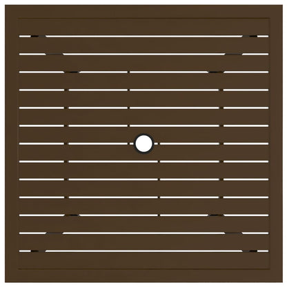 Gartentisch Braun 81,5x81,5x72 cm Stahl