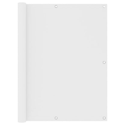 Balkon-Sichtschutz Weiß 120x300 cm Oxford-Gewebe