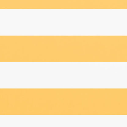 Balkon-Sichtschutz Weiß und Gelb 75x300 cm Oxford-Gewebe