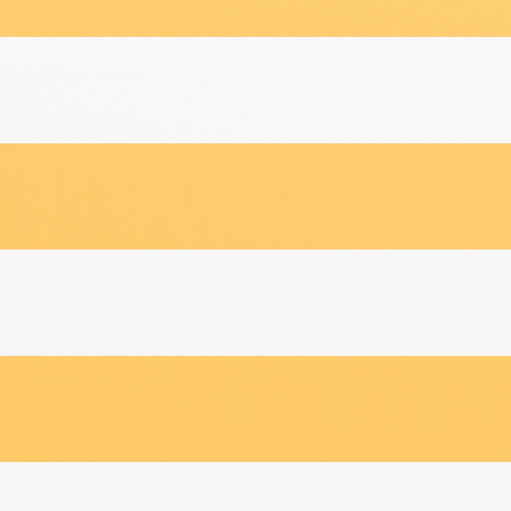 Balkon-Sichtschutz Weiß und Gelb 75x500 cm Oxford-Gewebe