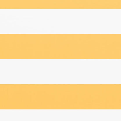 Balkon-Sichtschutz Weiß und Gelb 120x400 cm Oxford-Gewebe