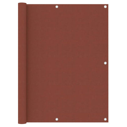 Balkon-Sichtschutz Terracotta-Rot 120x300 cm Oxford-Gewebe