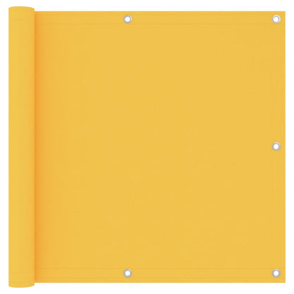 Balkon-Sichtschutz Gelb 90x500 cm Oxford-Gewebe