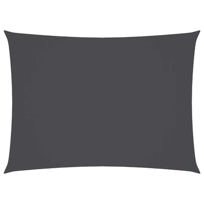 Sonnensegel Oxford-Gewebe Rechteckig 2,5x4 m Anthrazit