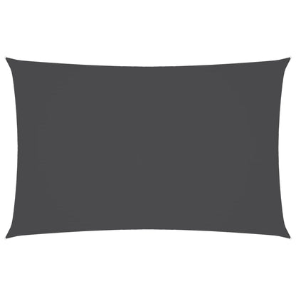 Sonnensegel Oxford-Gewebe Rechteckig 2,5x5 m Anthrazit