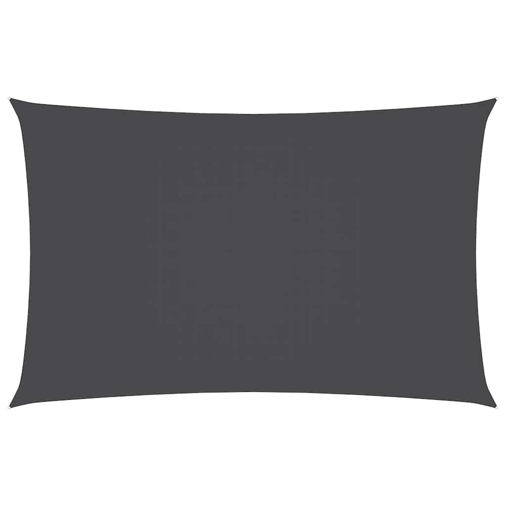 Sonnensegel Oxford-Gewebe Rechteckig 5x8 m Anthrazit