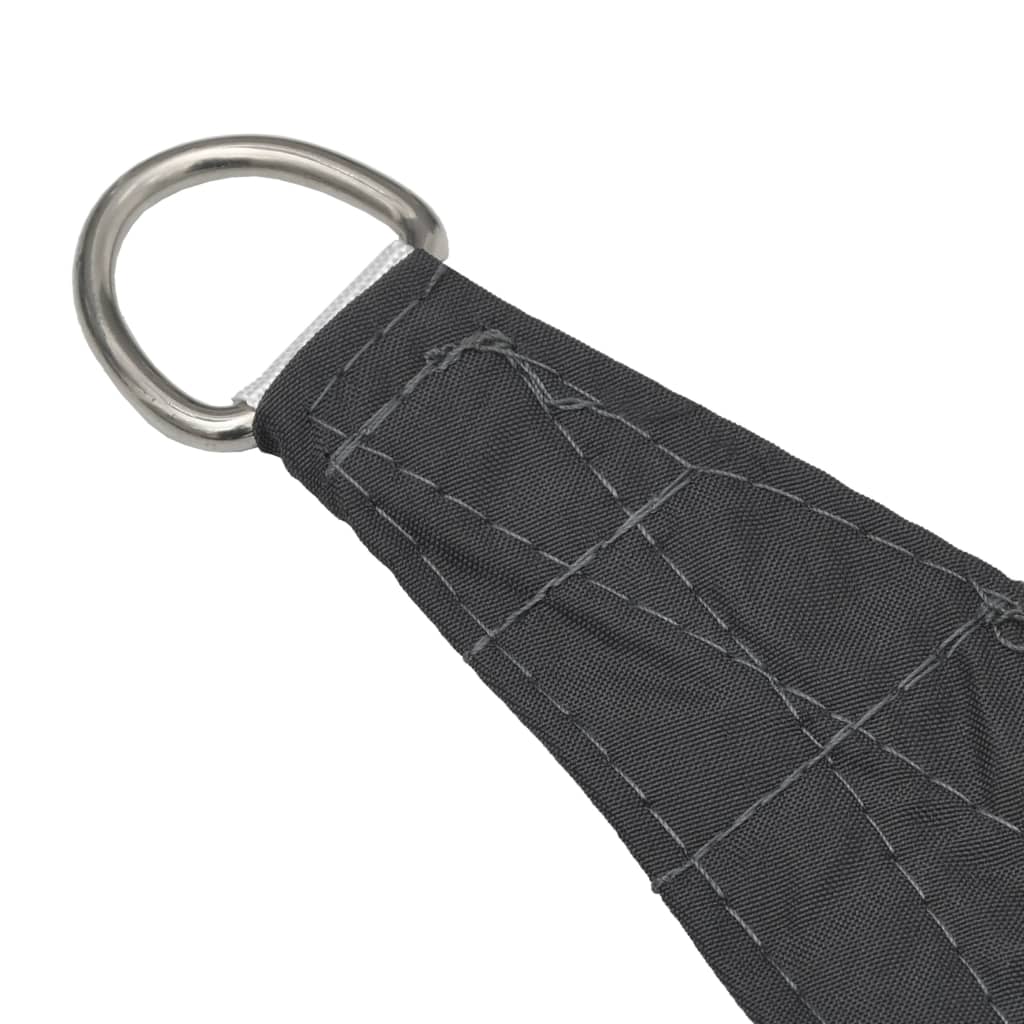 Sonnensegel Oxford-Gewebe Dreieckig 5x7x7 m Anthrazit