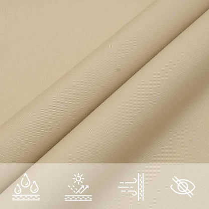 Sonnensegel Oxford-Gewebe Rechteckig 2x3,5 m Beige