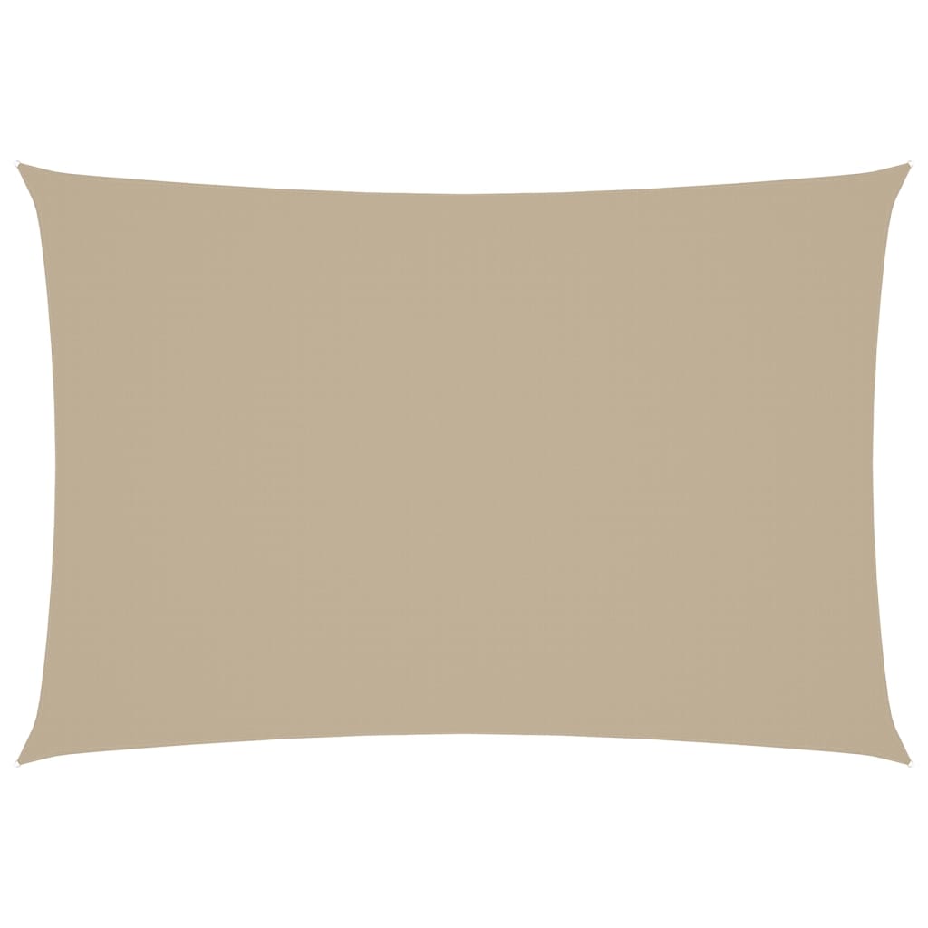 Sonnensegel Oxford-Gewebe Rechteckig 2,5x4,5 m Beige