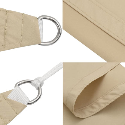 Sonnensegel Oxford-Gewebe Dreieckig 5x6x6 m Beige