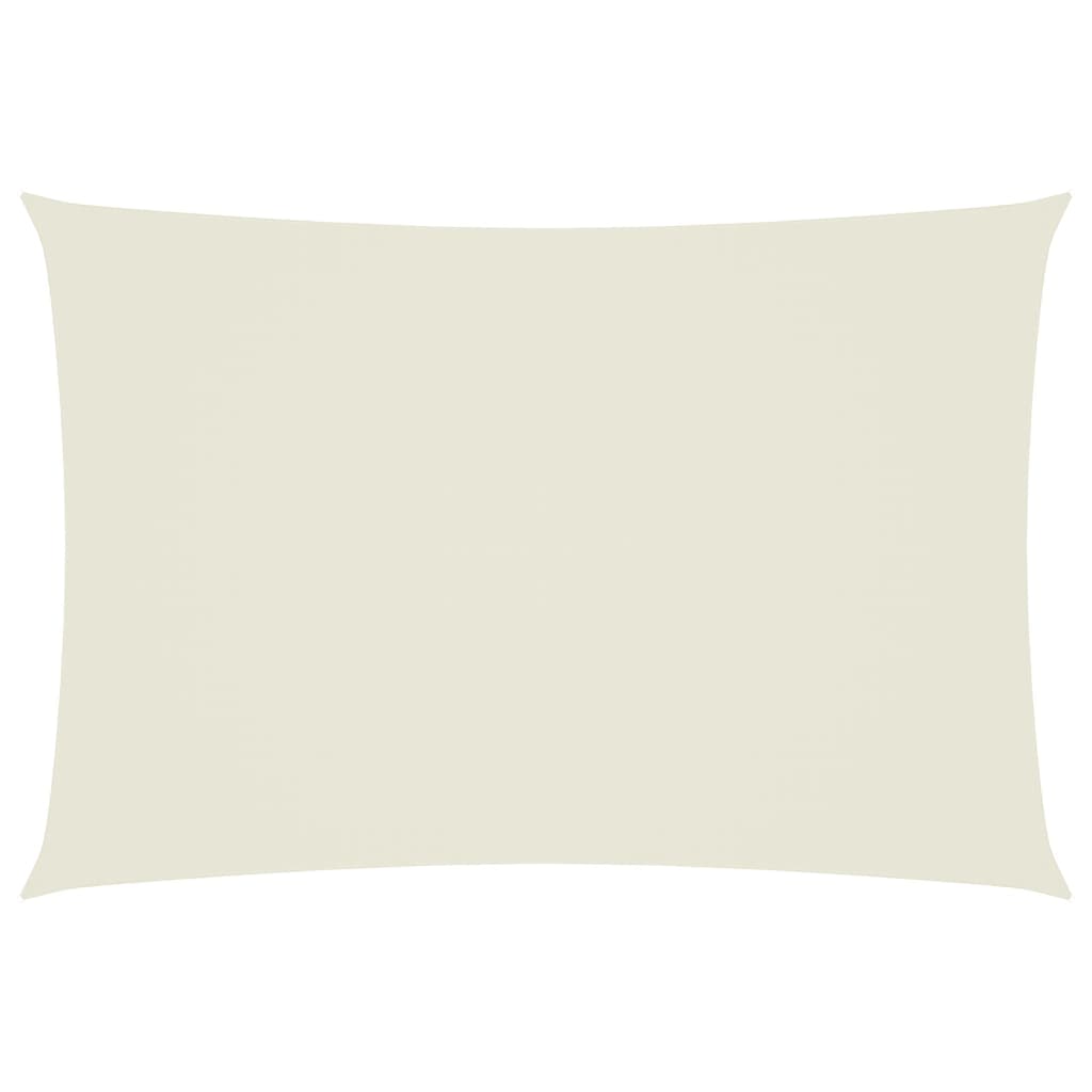 Sonnensegel Oxford-Gewebe Rechteckig 2,5x4,5 m Creme