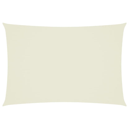 Sonnensegel Oxford-Gewebe Rechteckig 3x5 m Creme