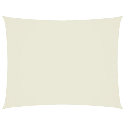 Sonnensegel Oxford-Gewebe Rechteckig 3,5x5 m Creme