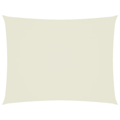 Sonnensegel Oxford-Gewebe Rechteckig 5x7 m Creme