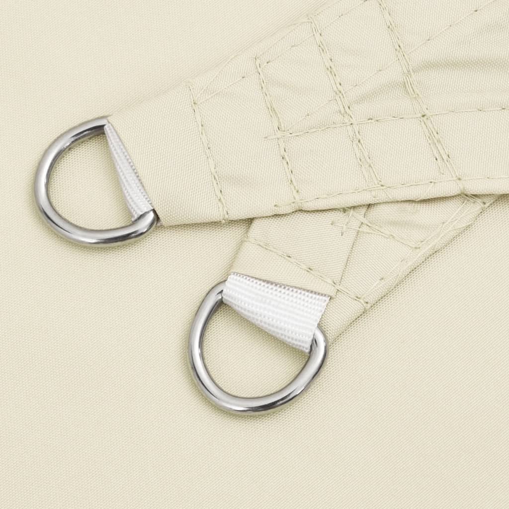 Sonnensegel Oxford-Gewebe Dreieckig 4x4x5,8 m Creme