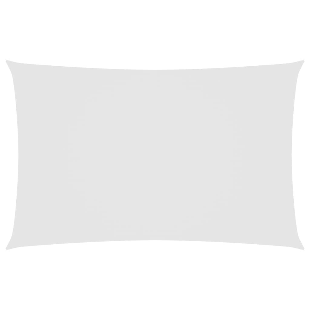 Sonnensegel Oxford-Gewebe Rechteckig 2,5x5 m Weiß