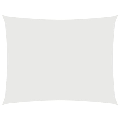 Sonnensegel Oxford-Gewebe Rechteckig 4x5 m Weiß