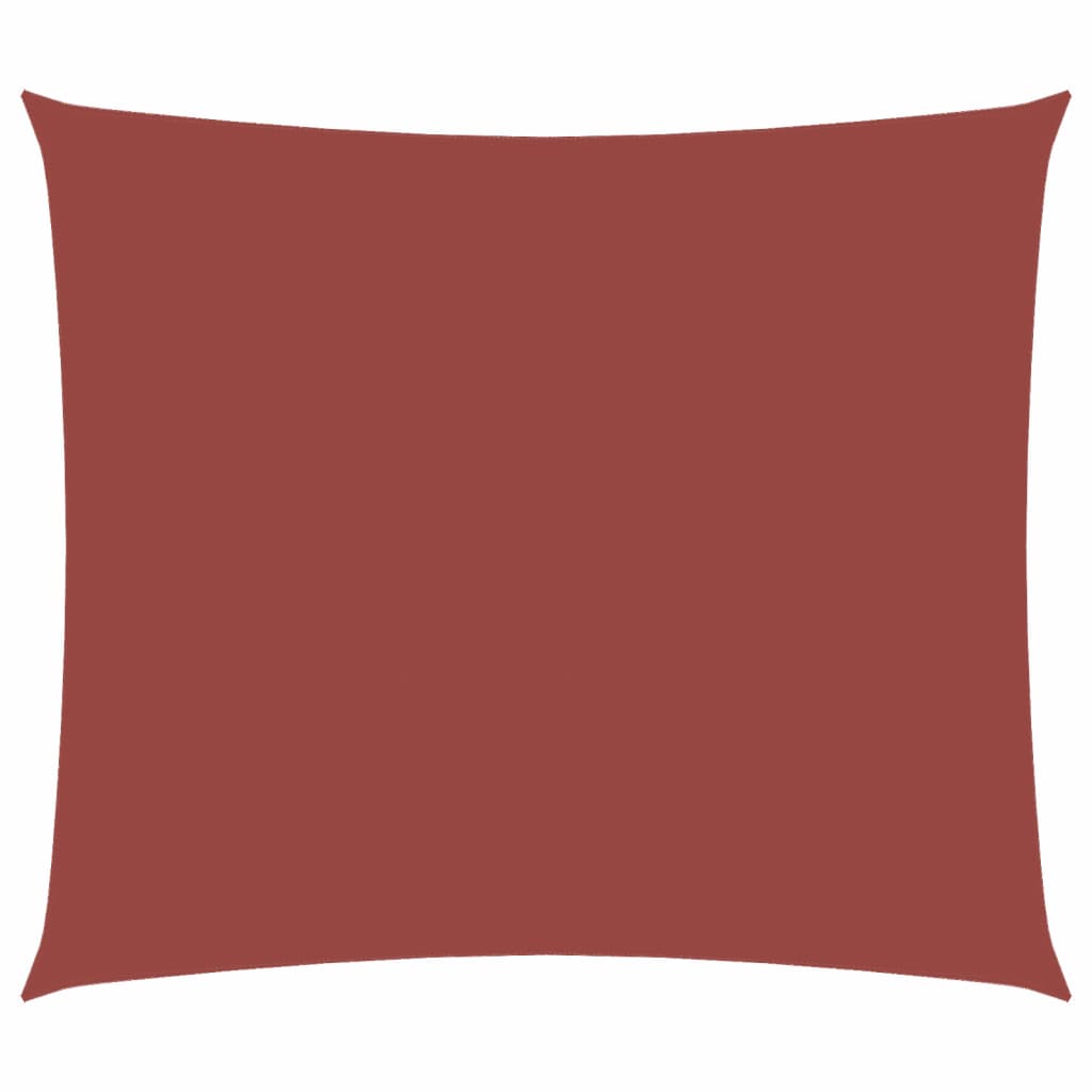 Sonnensegel Oxford-Gewebe Rechteckig 2,5x3 m Terrakotta-Rot