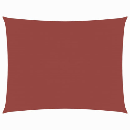 Sonnensegel Oxford-Gewebe Rechteckig 4x5 m Terrakotta-Rot