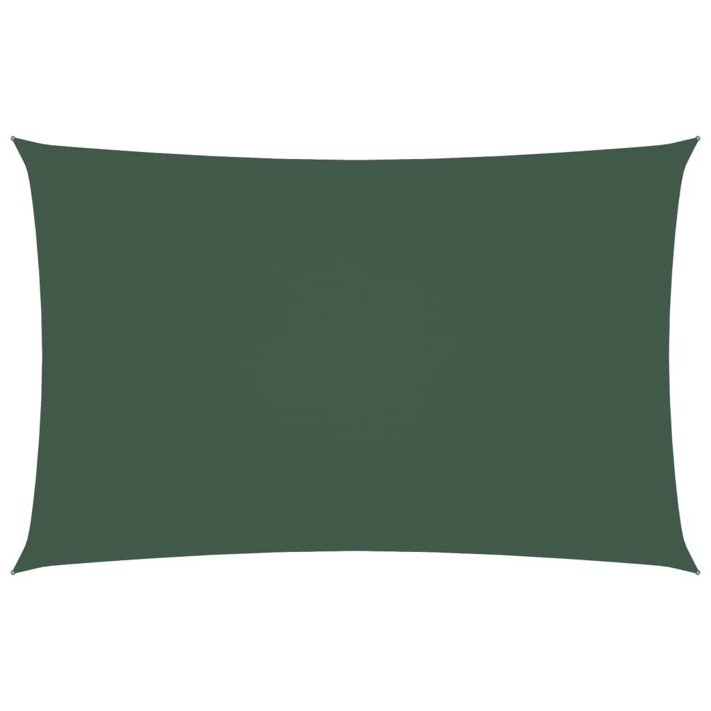 Sonnensegel Oxford-Gewebe Rechteckig 2x4,5 m Dunkelgrün