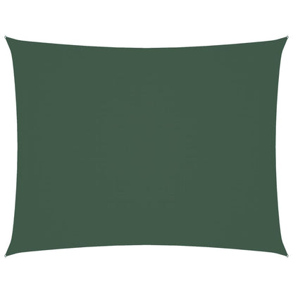 Sonnensegel Oxford-Gewebe Rechteckig 2,5x4 m Dunkelgrün