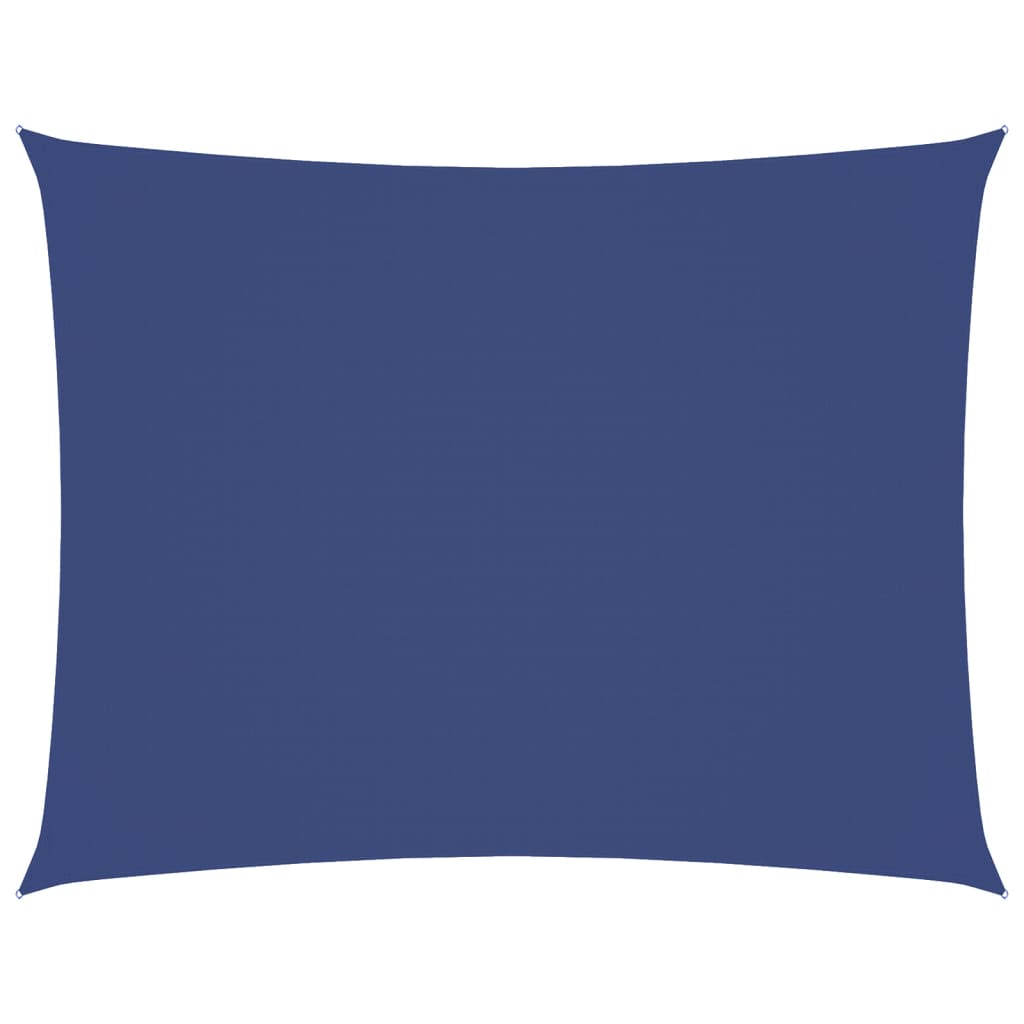 Sonnensegel Oxford-Gewebe Rechteckig 6x7 m Blau