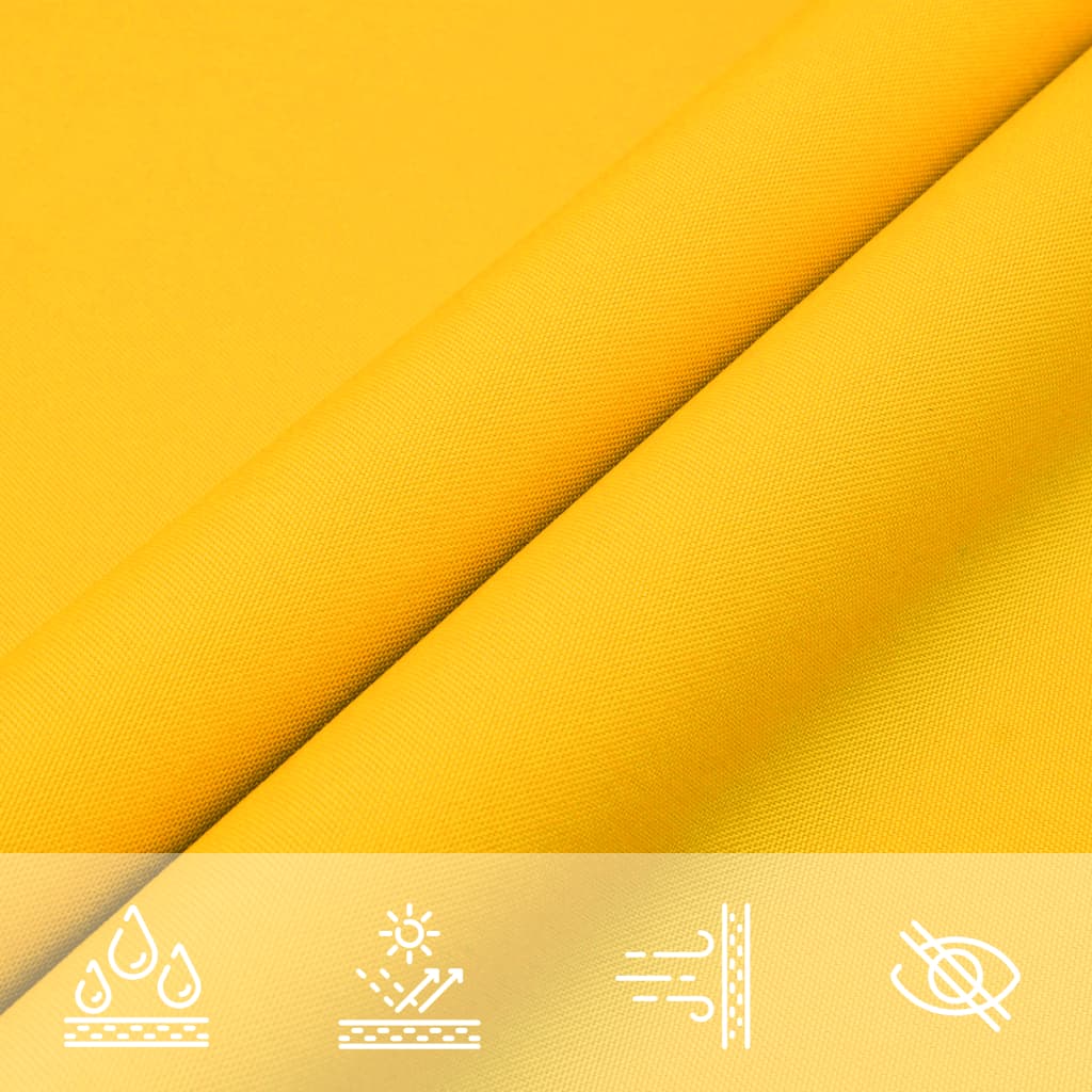 Sonnensegel Oxford-Gewebe Quadratisch 3x3 m Gelb