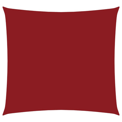 Sonnensegel Oxford-Gewebe Quadratisch 5x5 m Rot