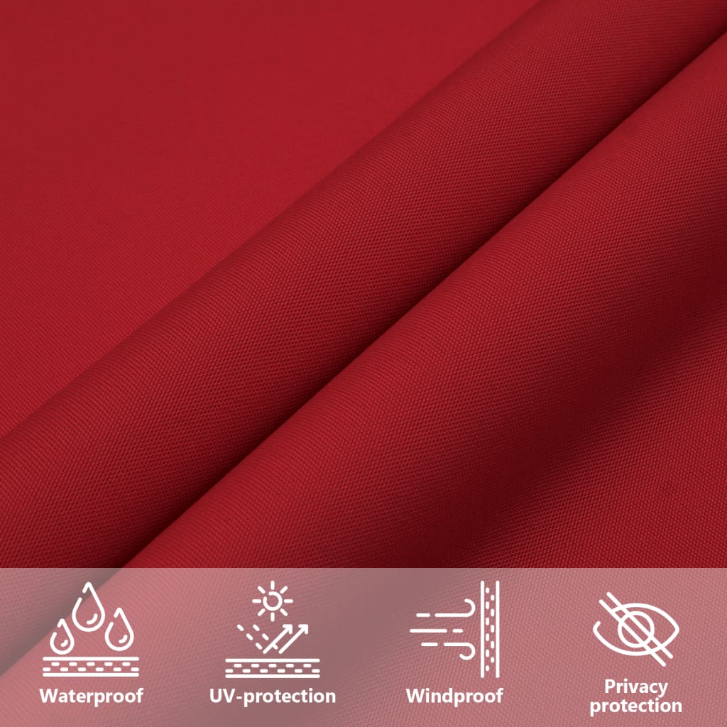 Sonnensegel Oxford-Gewebe Quadratisch 6x6 m Rot