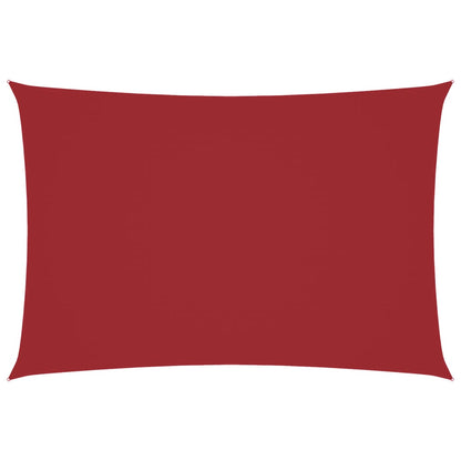 Sonnensegel Oxford-Gewebe Rechteckig 2,5x4,5 m Rot